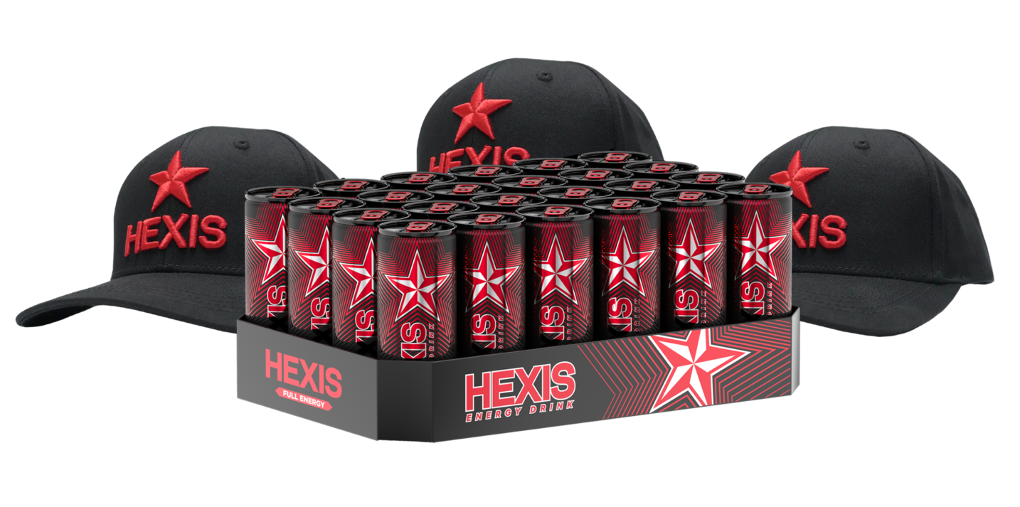 package, energy drink, hexis energy, canettes