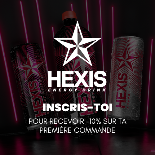 newsletter inscription hexis energy drink