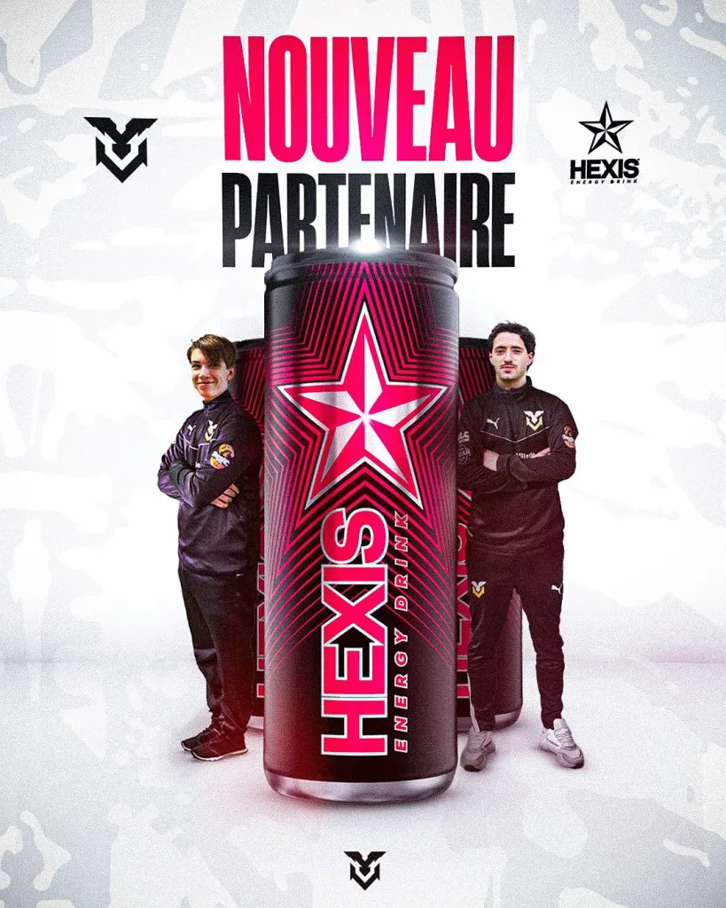 HEXIS Energy Drink daans l'e-sport BSK Team